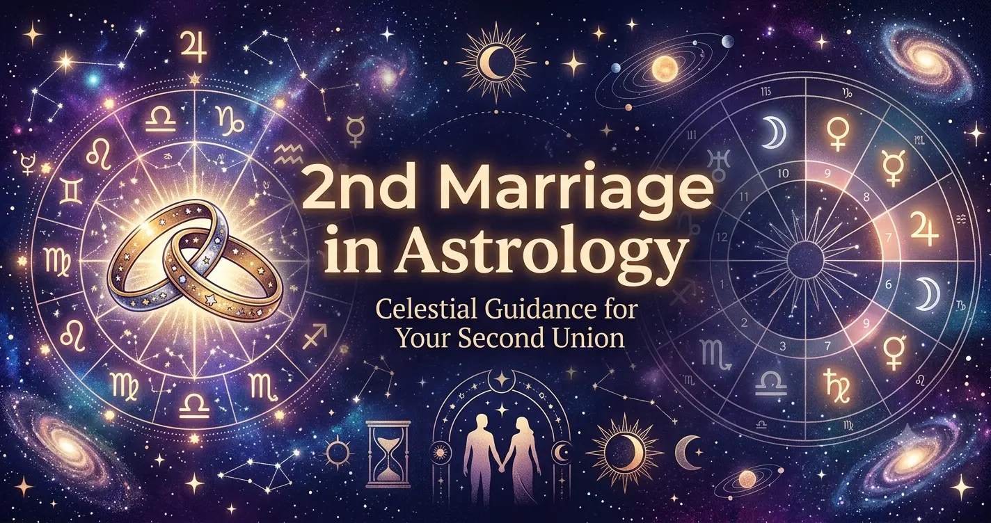 2nd Marriage in Astrology | How to Predict and Time it?