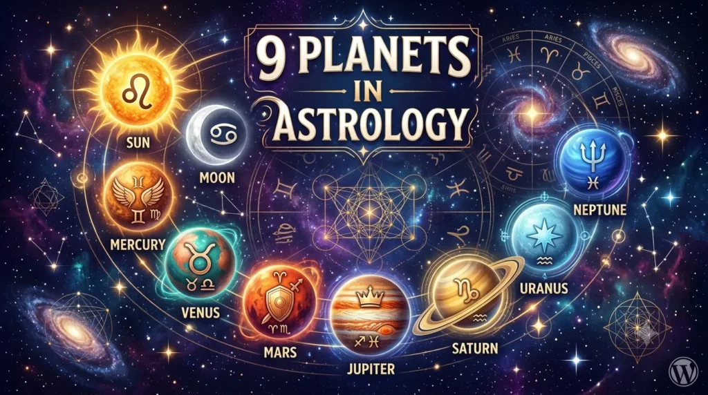 9 Planets in Astrology
