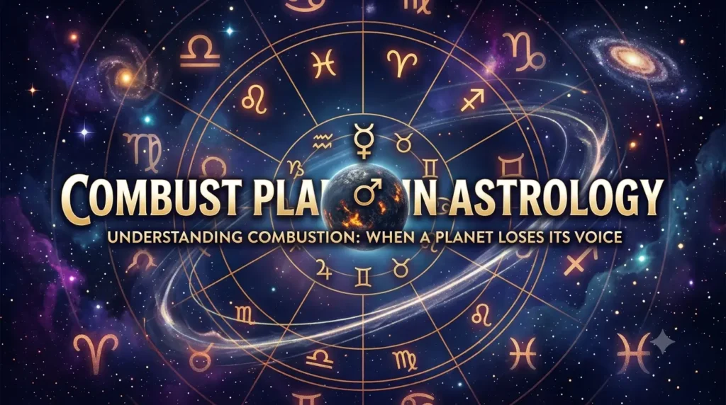 Combust Planet in Astrology